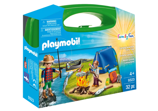 Playmobil 9323 Family Fun Carry Case Camping Adventure - plegobil
