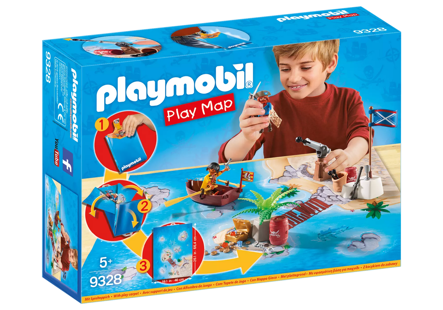Playmobil 9328 Play Map Piraten - plegobil