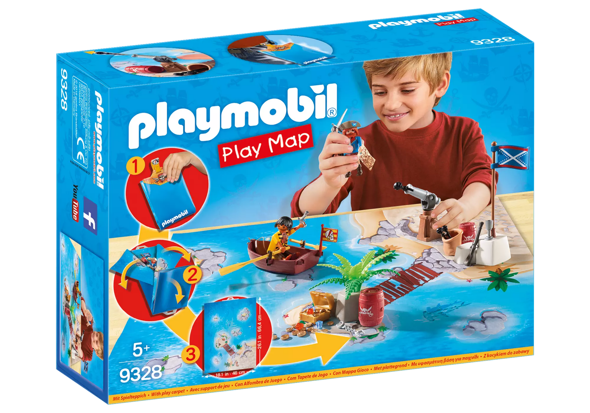 Playmobil 9328 Play Map Piraten - plegobil