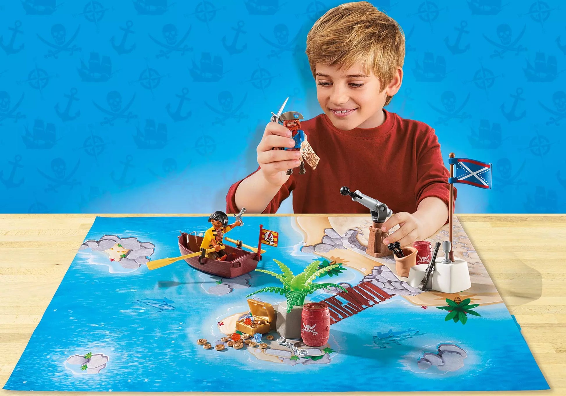 Playmobil 9328 Play Map Piraten - plegobil