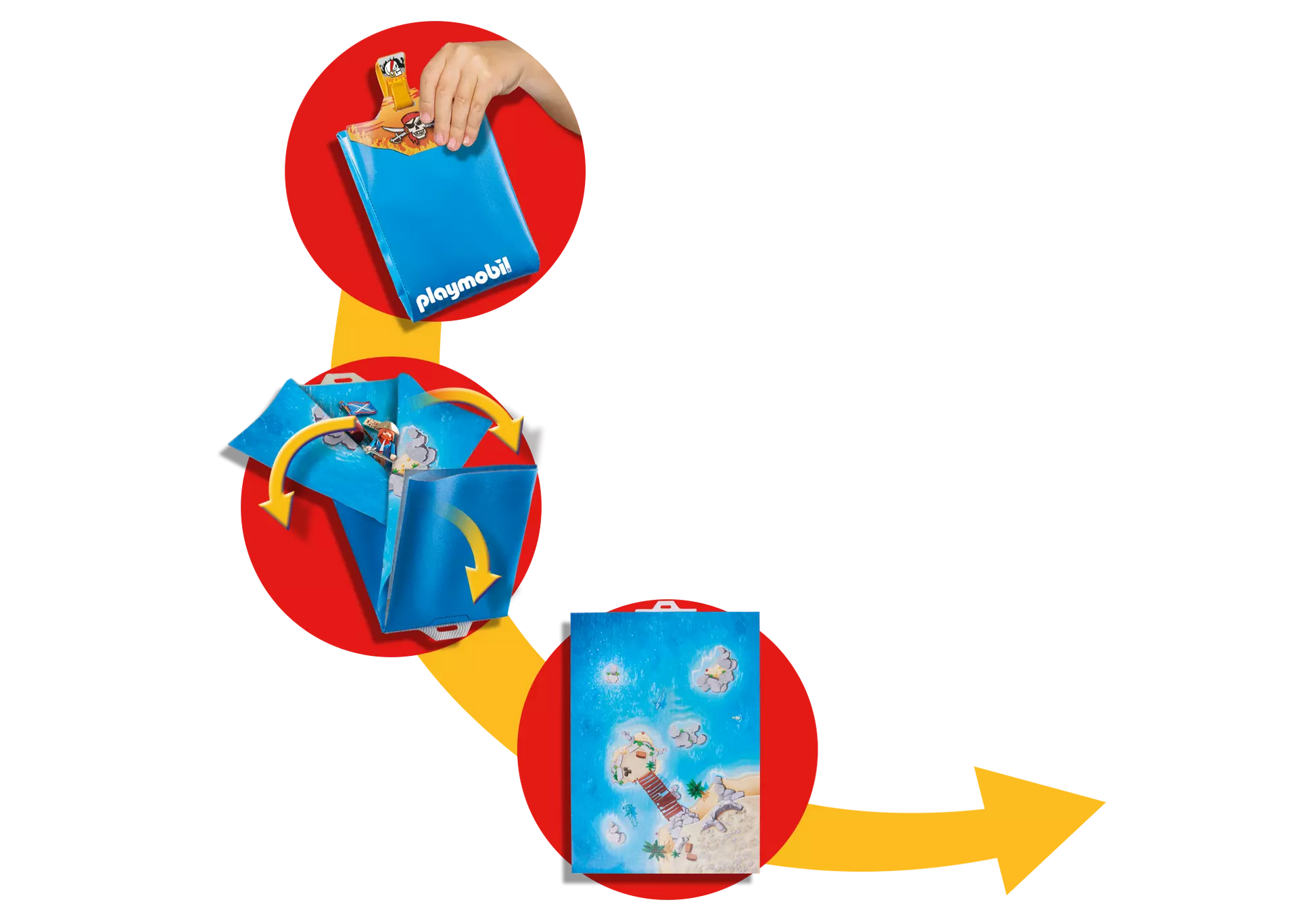 Playmobil 9328 Play Map Piraten - plegobil