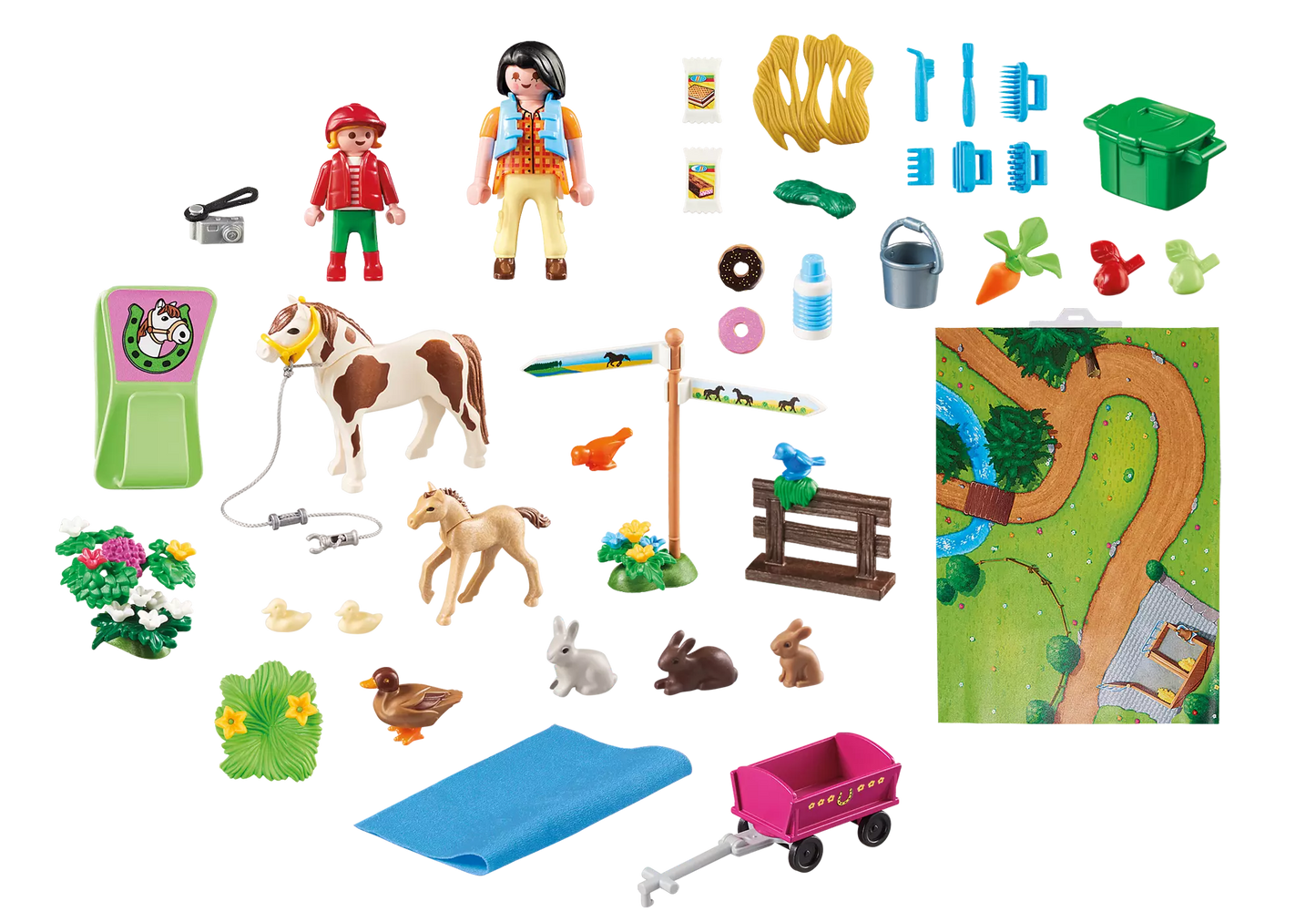 Playmobil 9331 Play Map Ponyausflug - plegobil