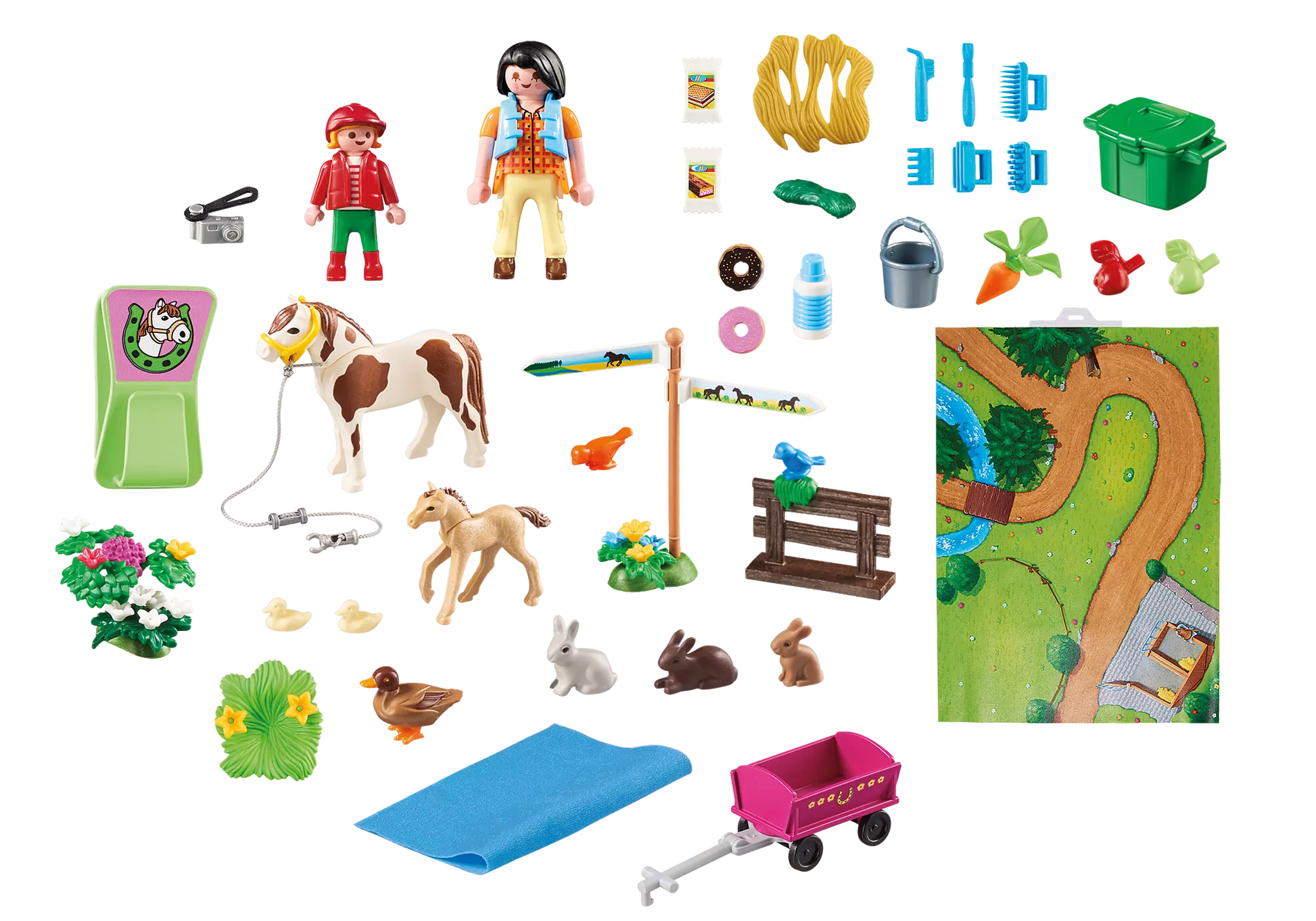 Playmobil 9331 Play Map Ponyausflug - plegobil