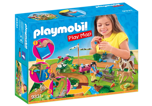 Playmobil 9331 Play Map Ponyausflug - plegobil