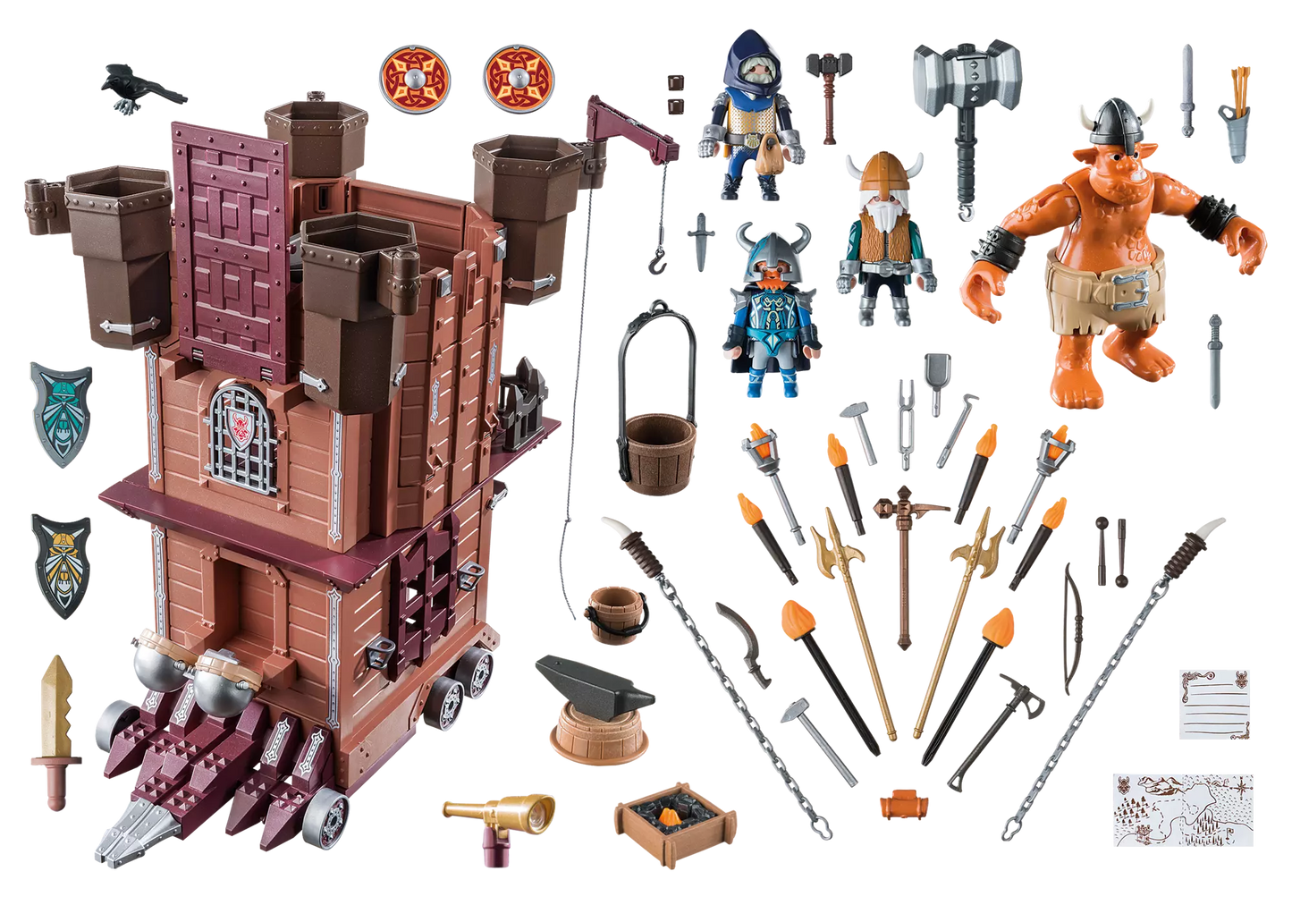 Playmobil 9340 Knights Mobile Zwergenfestung - plegobil