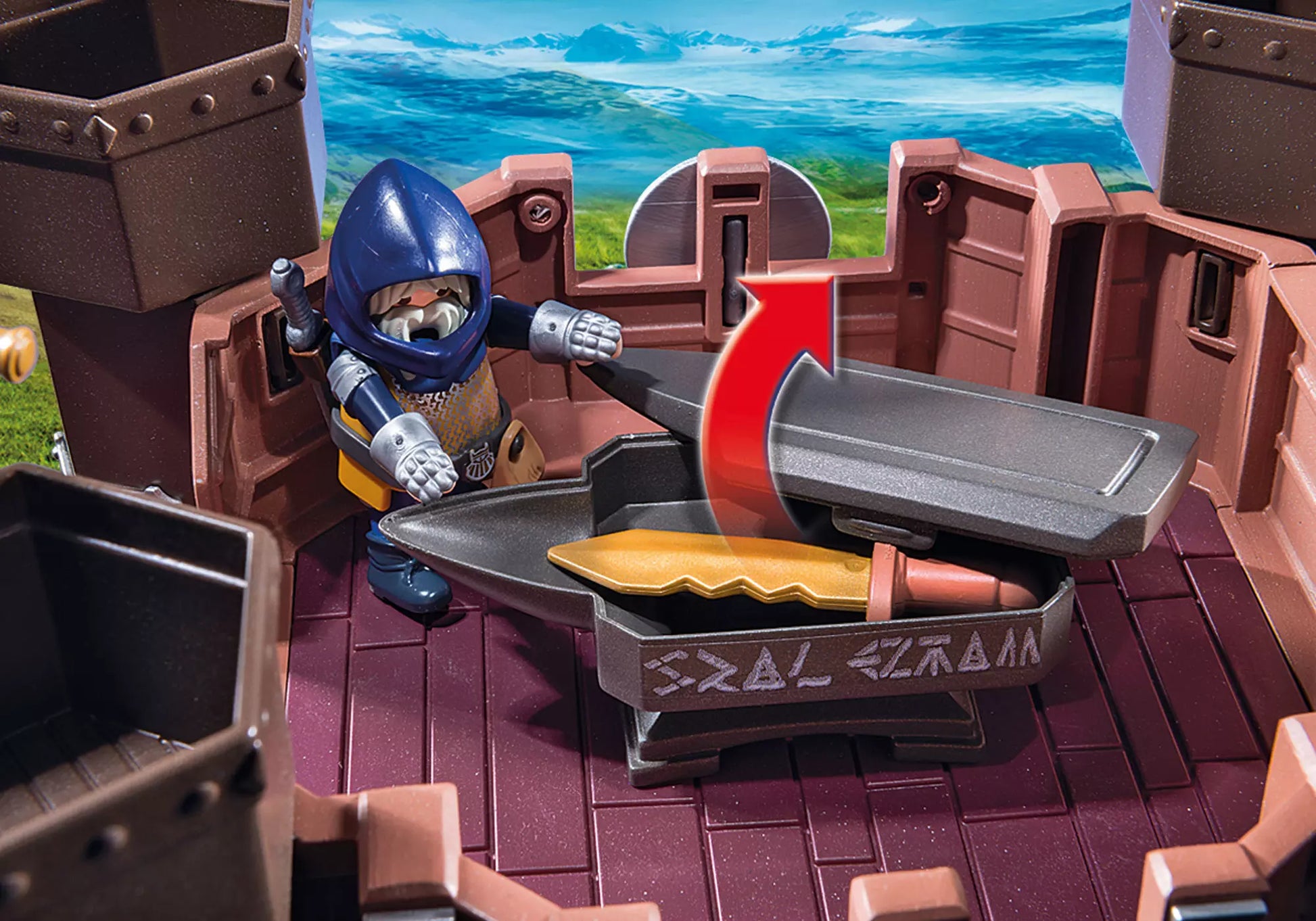 Playmobil 9340 Knights Mobile Zwergenfestung - plegobil