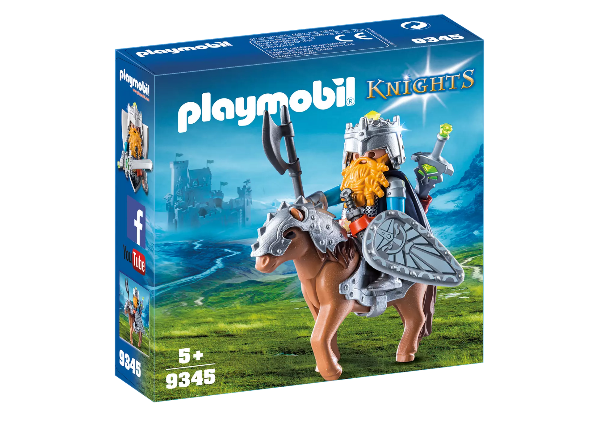 Playmobil 9345 Special Plus Zwerg und Pony mit Rüstung - plegobil