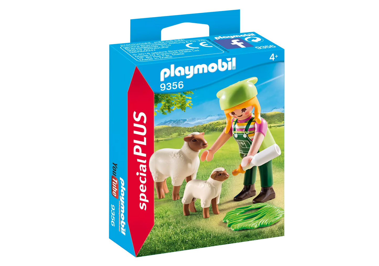 Playmobil 9356 Special Plus Bäuerin mit Schäfchen - plegobil