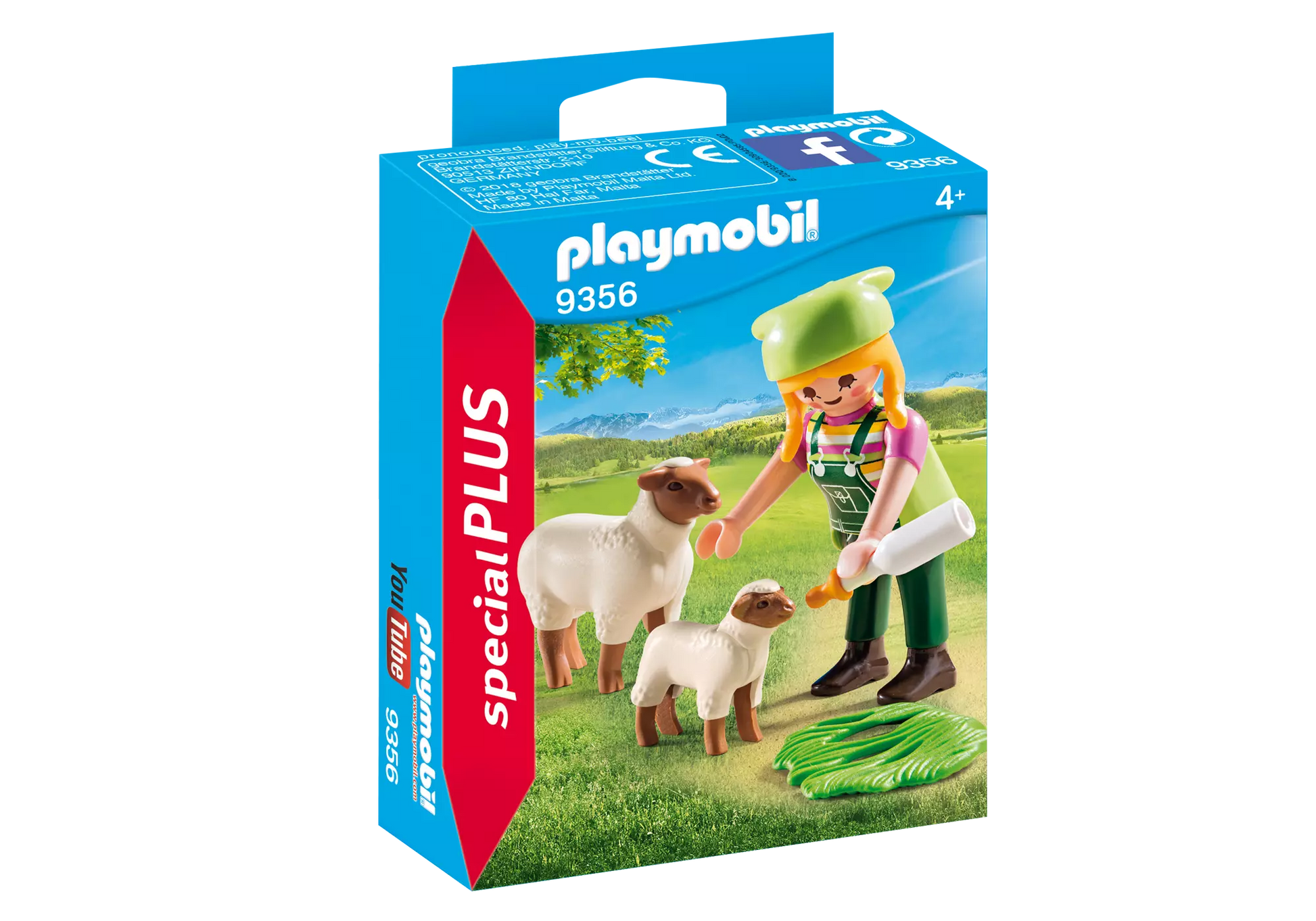 Playmobil 9356 Special Plus Bäuerin mit Schäfchen - plegobil