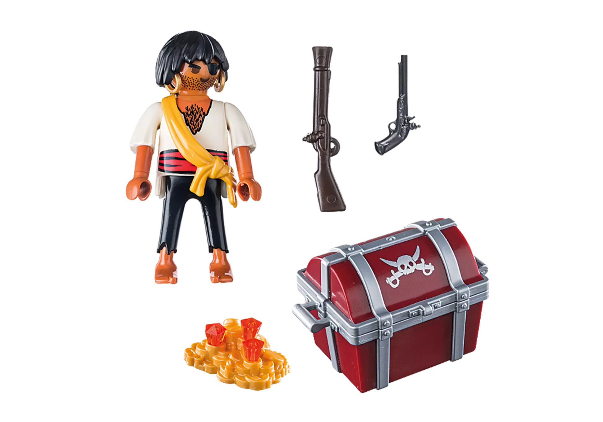 Playmobil 9358 Special Plus Pirat mit Schatzkiste - plegobil
