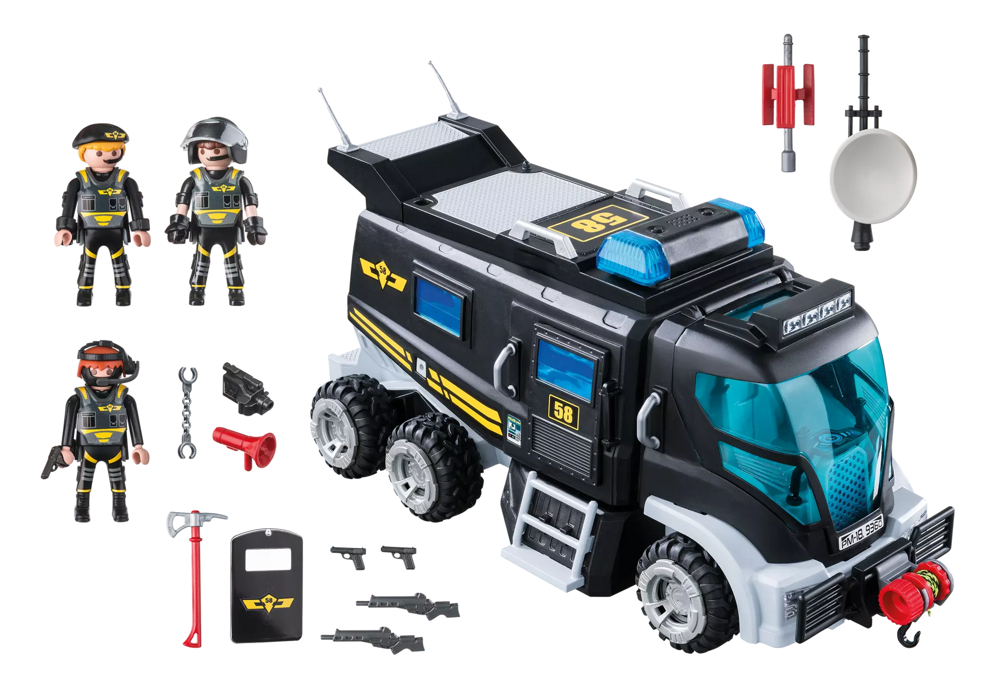 Playmobil 9360 City Action SEK-Truck mit Licht und Sound - plegobil