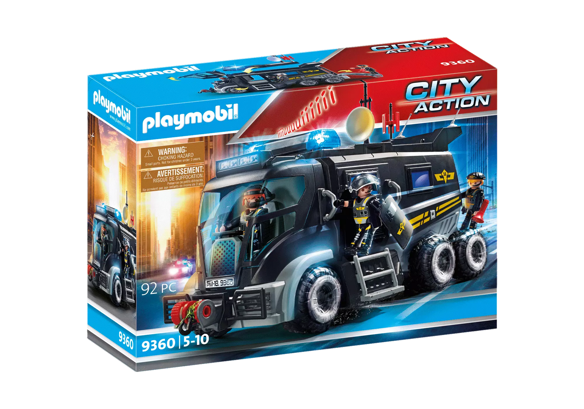 Playmobil 9360 City Action SEK-Truck mit Licht und Sound - plegobil