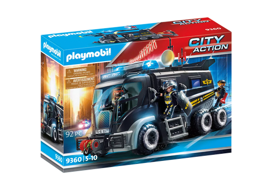 Playmobil 9360 City Action SEK-Truck mit Licht und Sound - plegobil