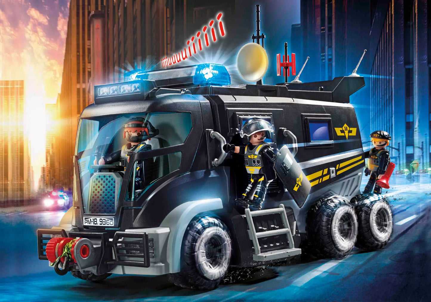 Playmobil 9360 City Action SEK-Truck mit Licht und Sound - plegobil
