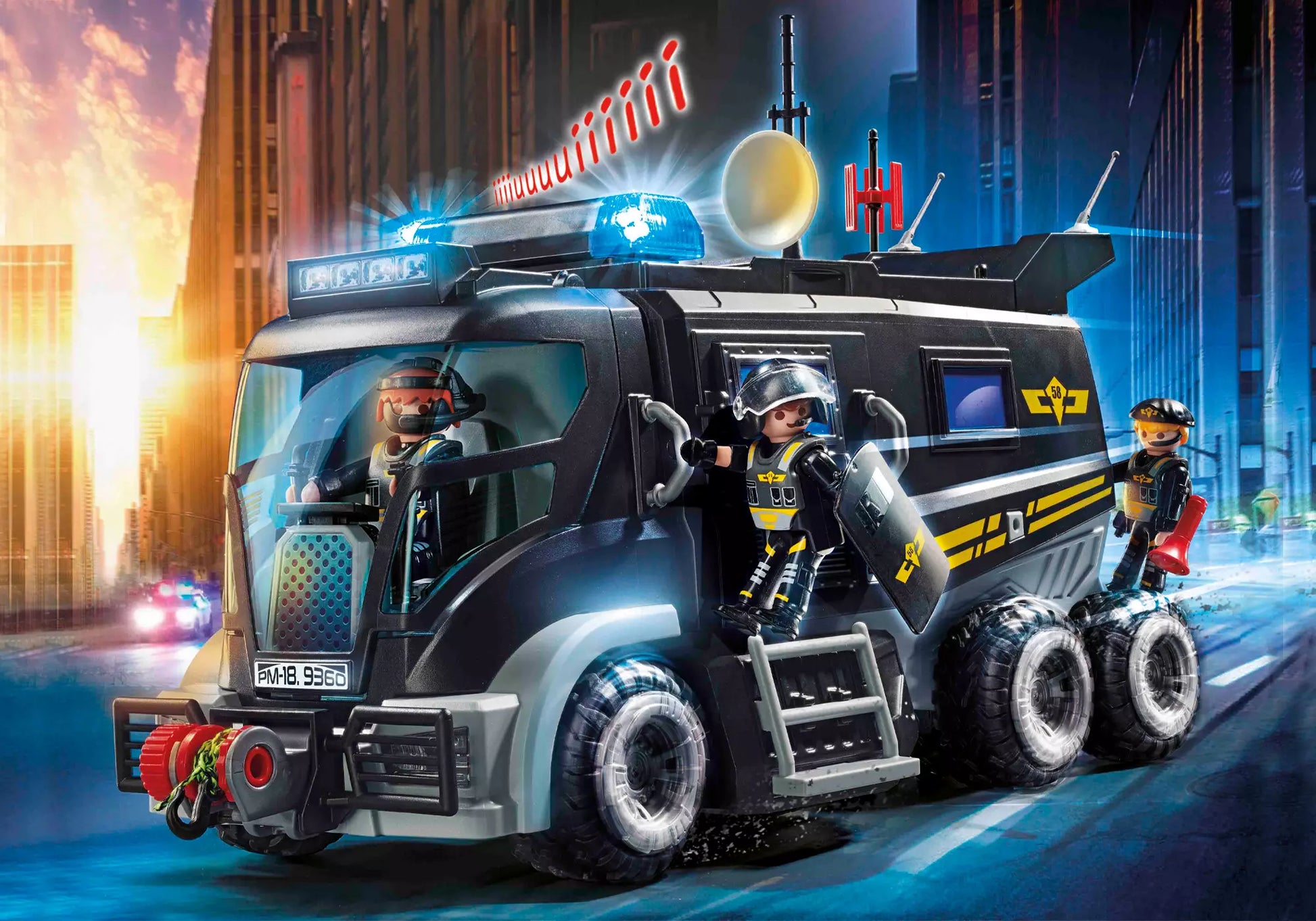 Playmobil 9360 City Action SEK-Truck mit Licht und Sound - plegobil