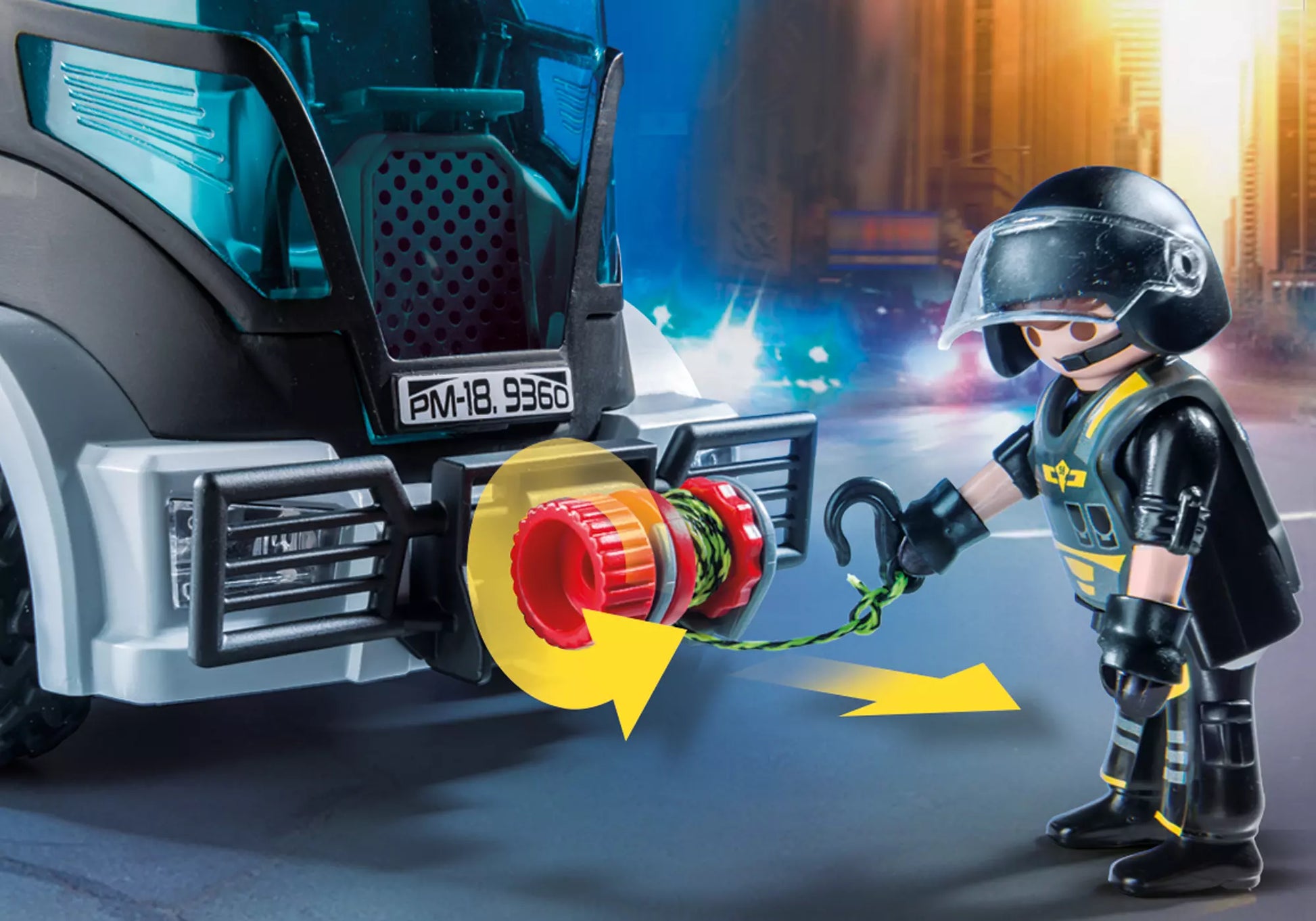 Playmobil 9360 City Action SEK-Truck mit Licht und Sound - plegobil