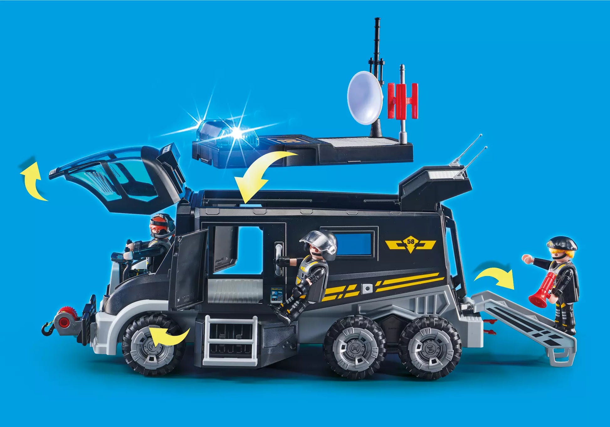 Playmobil 9360 City Action SEK-Truck mit Licht und Sound - plegobil