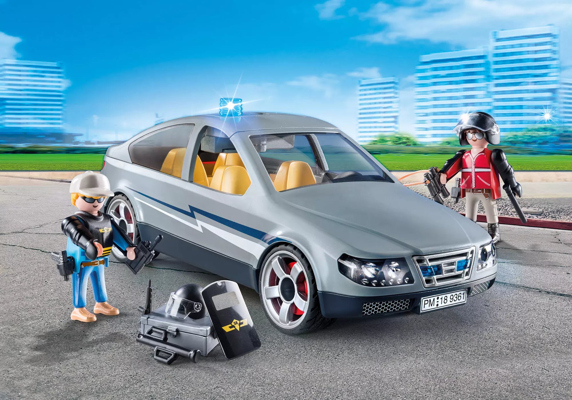 Playmobil 9361 City Action SEK-Zivilfahrzeug - plegobil
