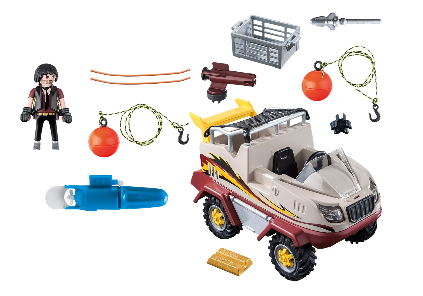 Playmobil 9364 City Action Amphibienfahrzeug - plegobil