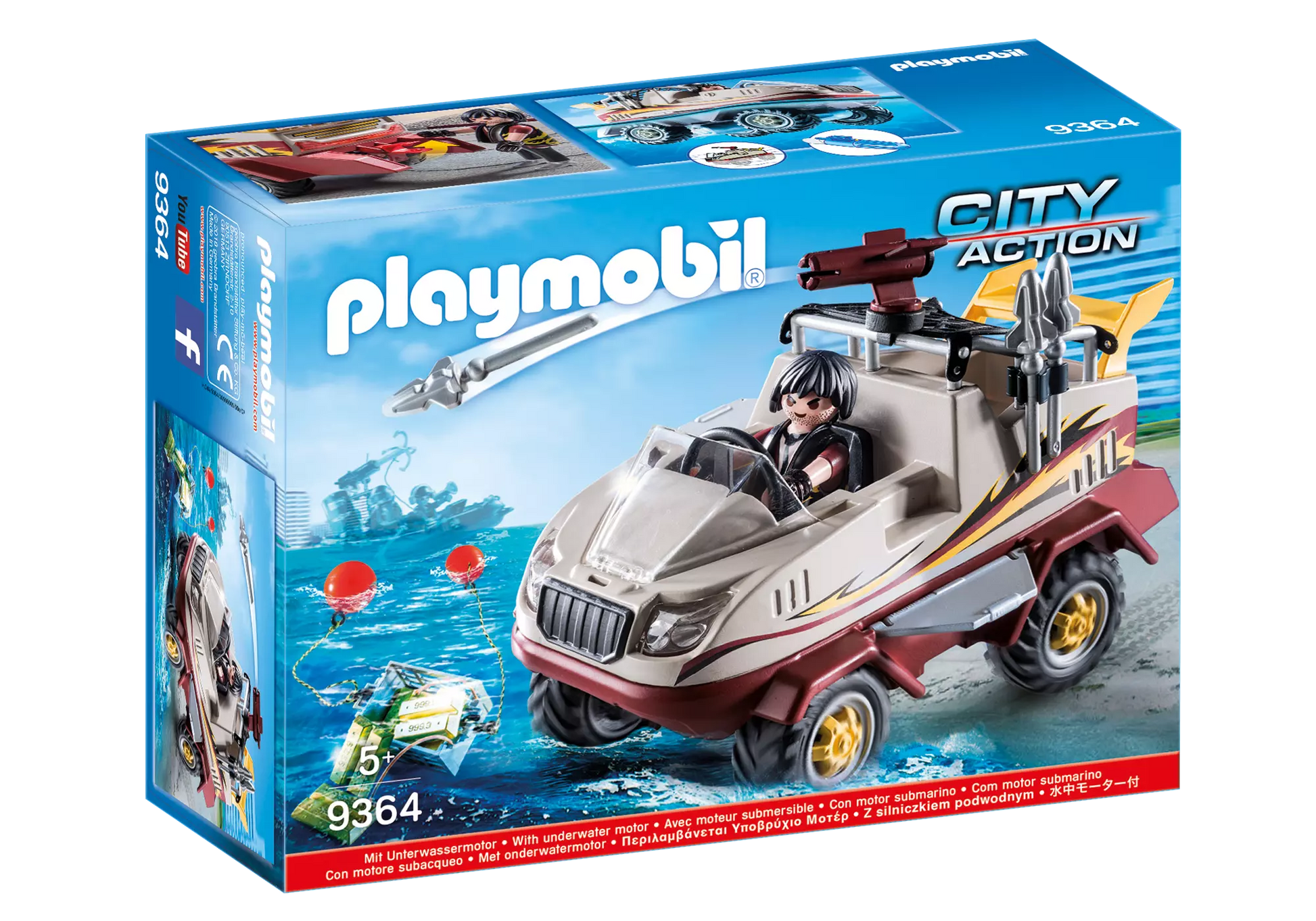 Playmobil 9364 City Action Amphibienfahrzeug - plegobil