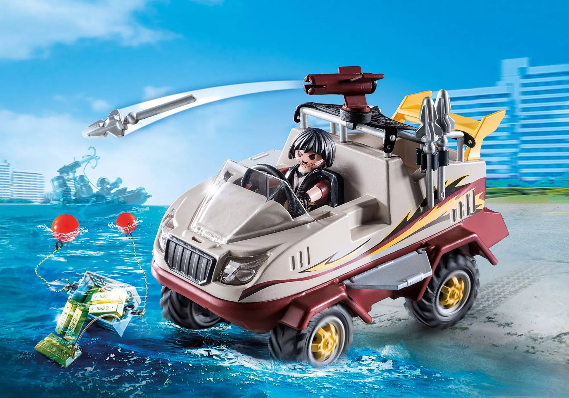 Playmobil 9364 City Action Amphibienfahrzeug - plegobil