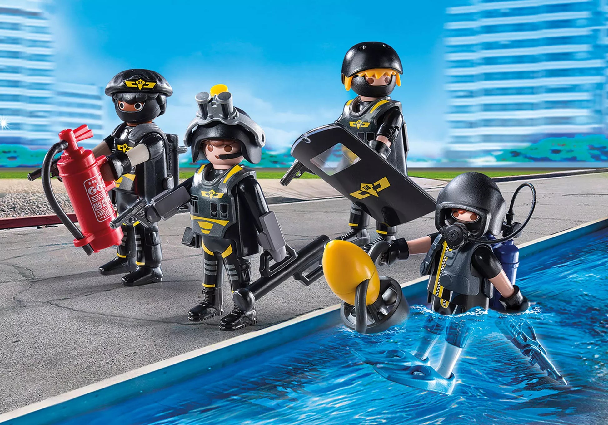 Playmobil 9365 City Action SEK-Team - plegobil