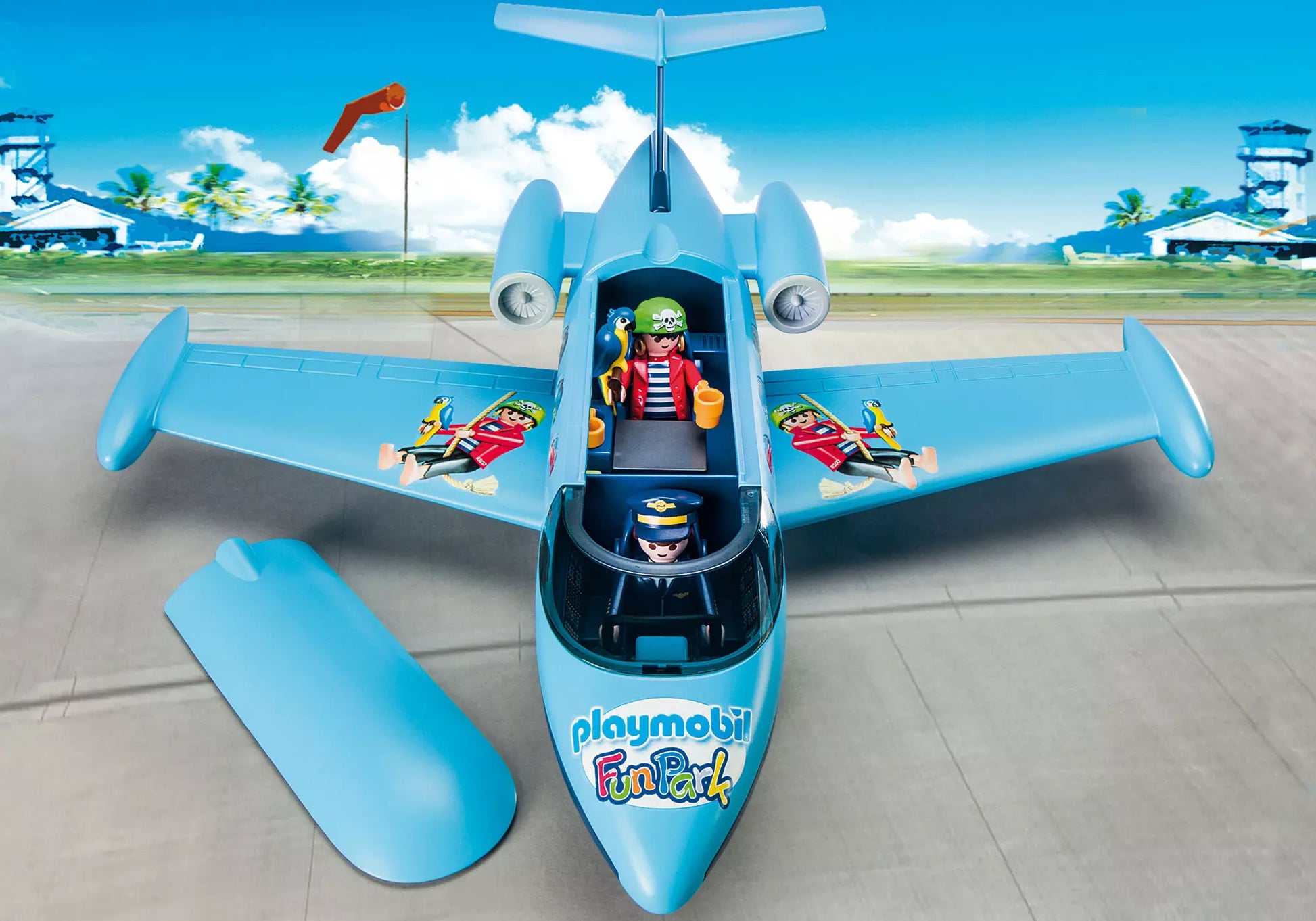 Playmobil 9366 Family Fun FunPark-Ferienflieger - plegobil