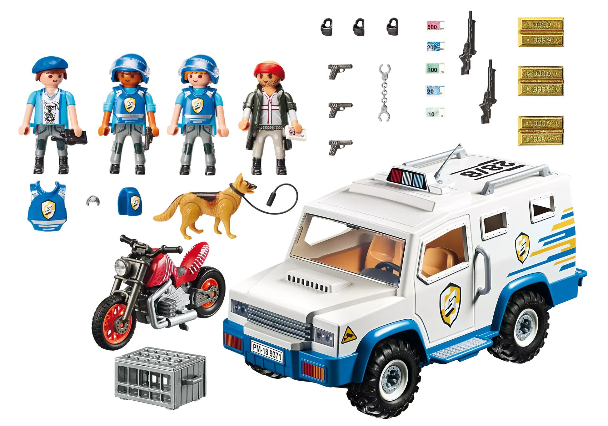 Playmobil 9371 City Action Geldtransporter - plegobil