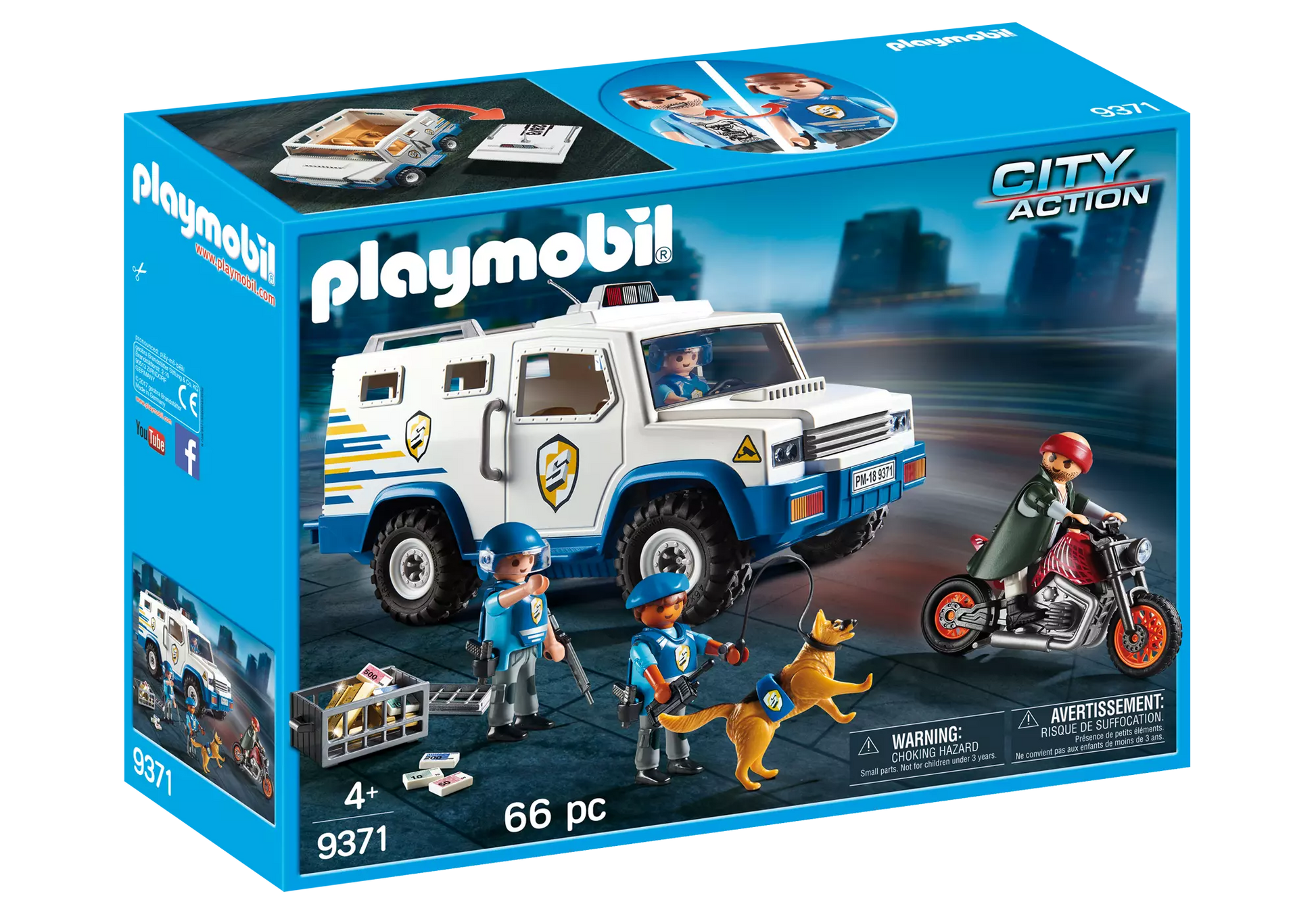 Playmobil 9371 City Action Geldtransporter - plegobil