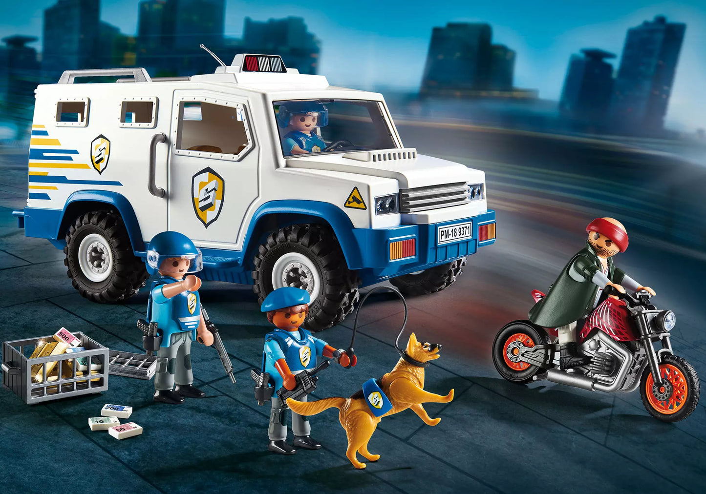 Playmobil 9371 City Action Geldtransporter - plegobil