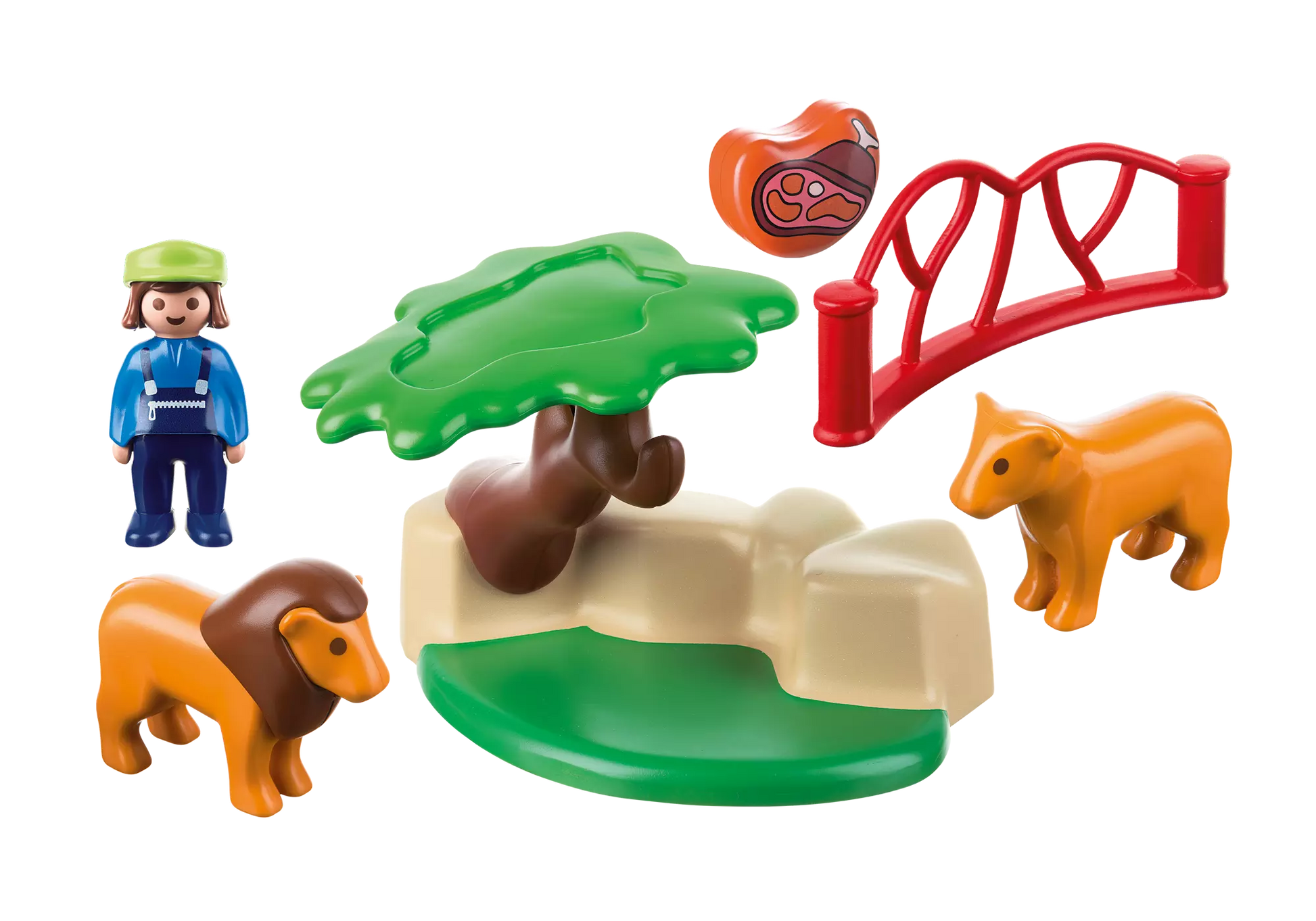 Playmobil 9378 1-2-3 Löwengehege - plegobil