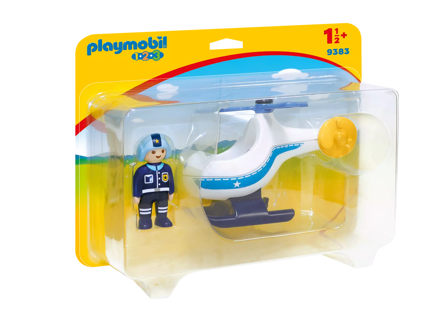 Playmobil 9383 1-2-3 Polizeihubschrauber - plegobil