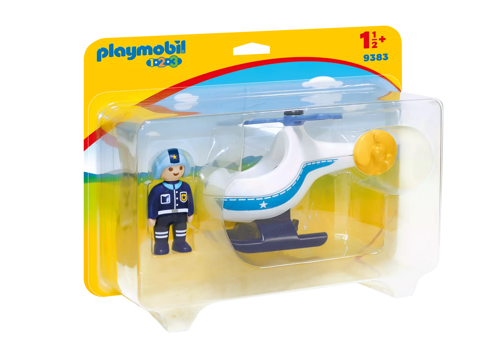 Playmobil 9383 1-2-3 Polizeihubschrauber - plegobil