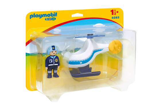 Playmobil 9383 1-2-3 Polizeihubschrauber - plegobil
