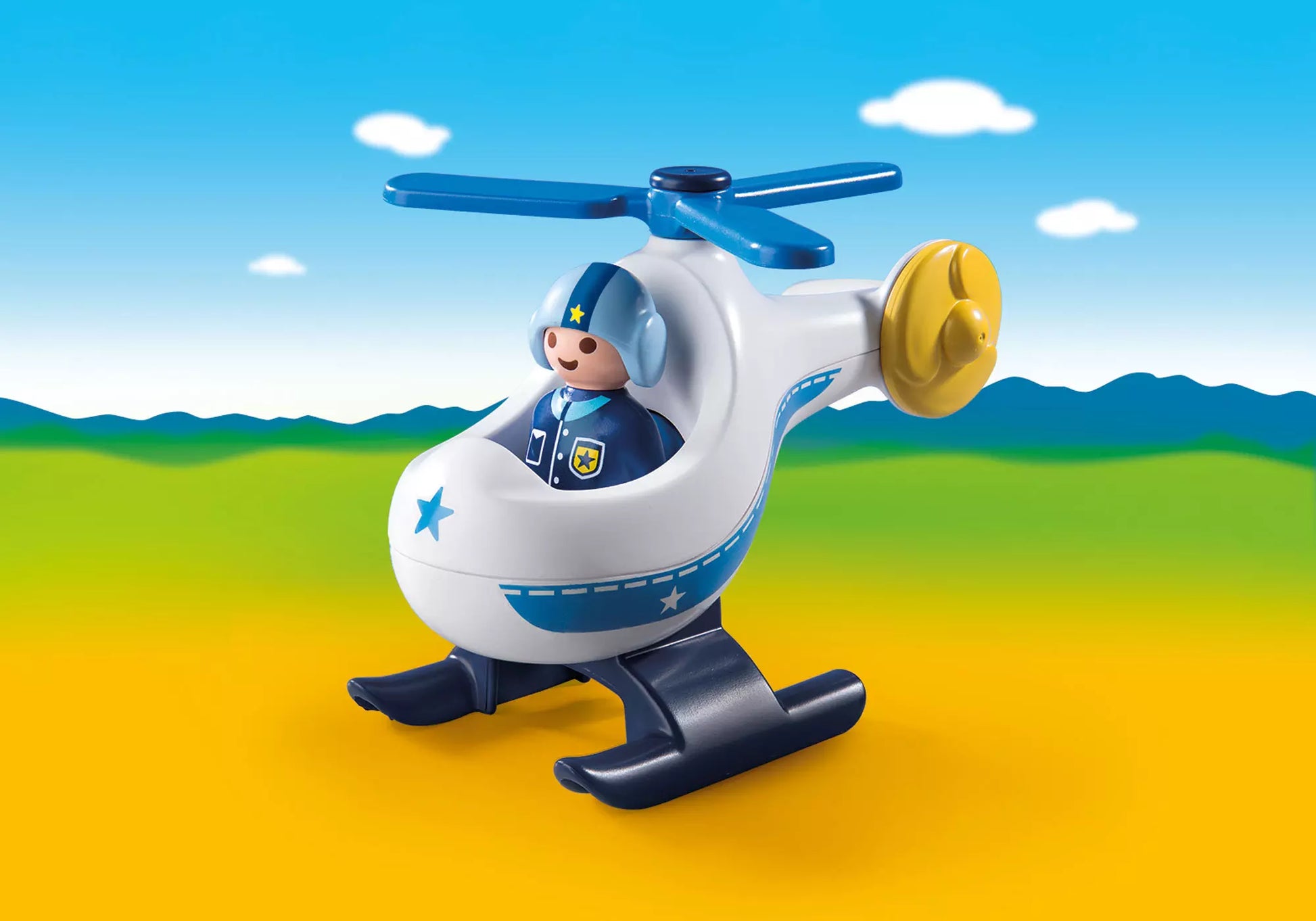 Playmobil 9383 1-2-3 Polizeihubschrauber - plegobil