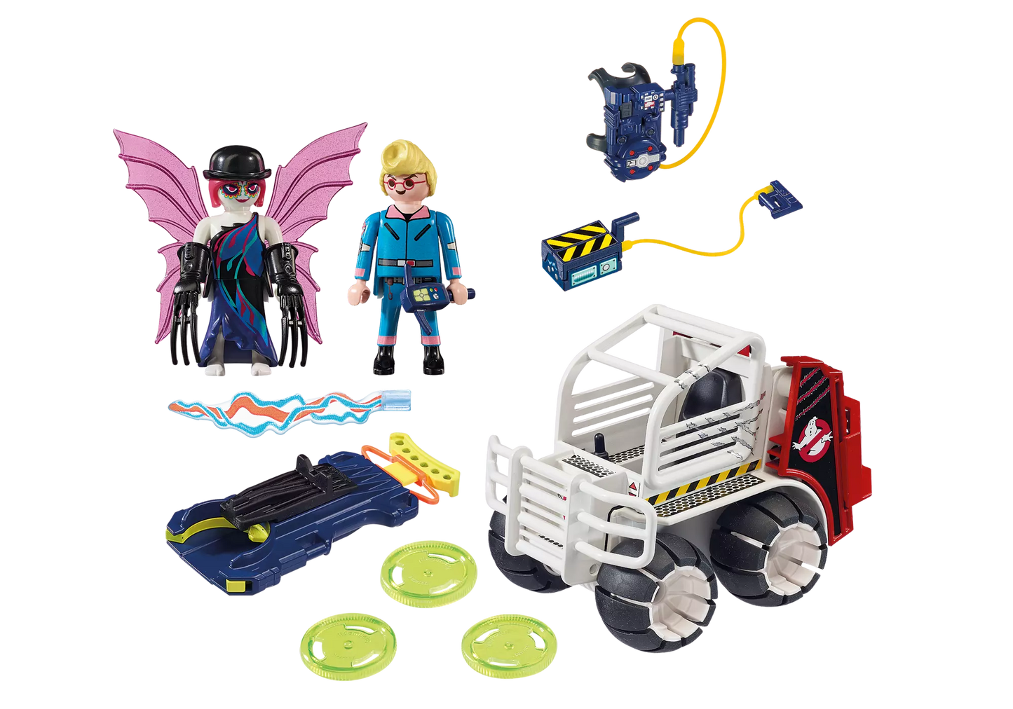 Playmobil 9386 Ghostbusters Spengler mit Käfigfahrzeug - plegobil