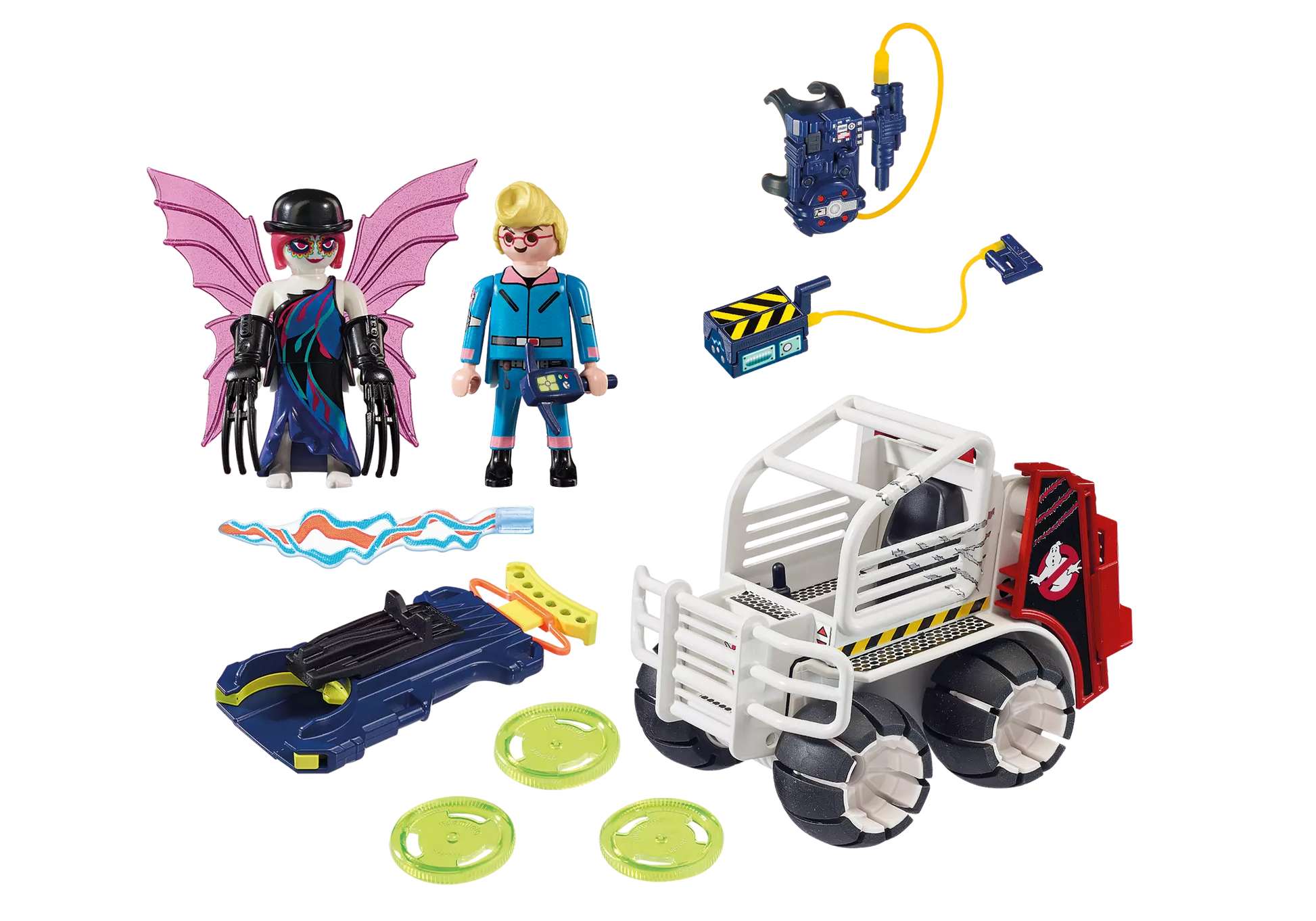 Playmobil 9386 Ghostbusters Spengler mit Käfigfahrzeug - plegobil
