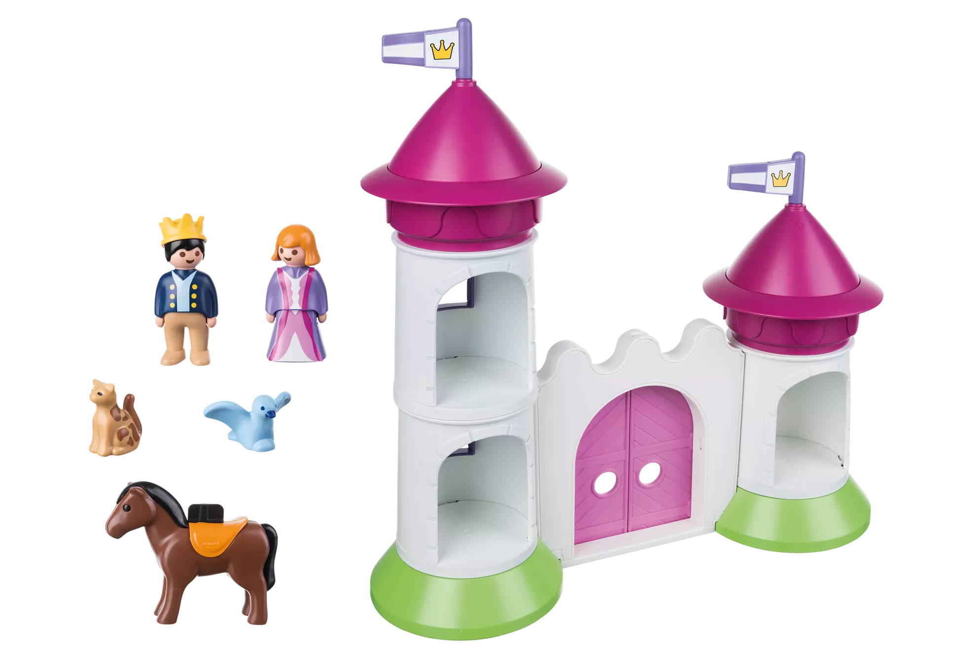 Playmobil 9389 1-2-3 Schlösschen mit Stapelturm - plegobil
