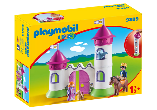 Playmobil 9389 1-2-3 Schlösschen mit Stapelturm - plegobil