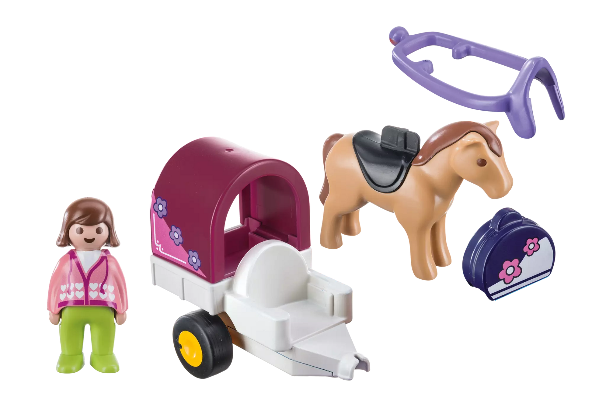 Playmobil 9390 1-2-3 Pferdekutsche - plegobil