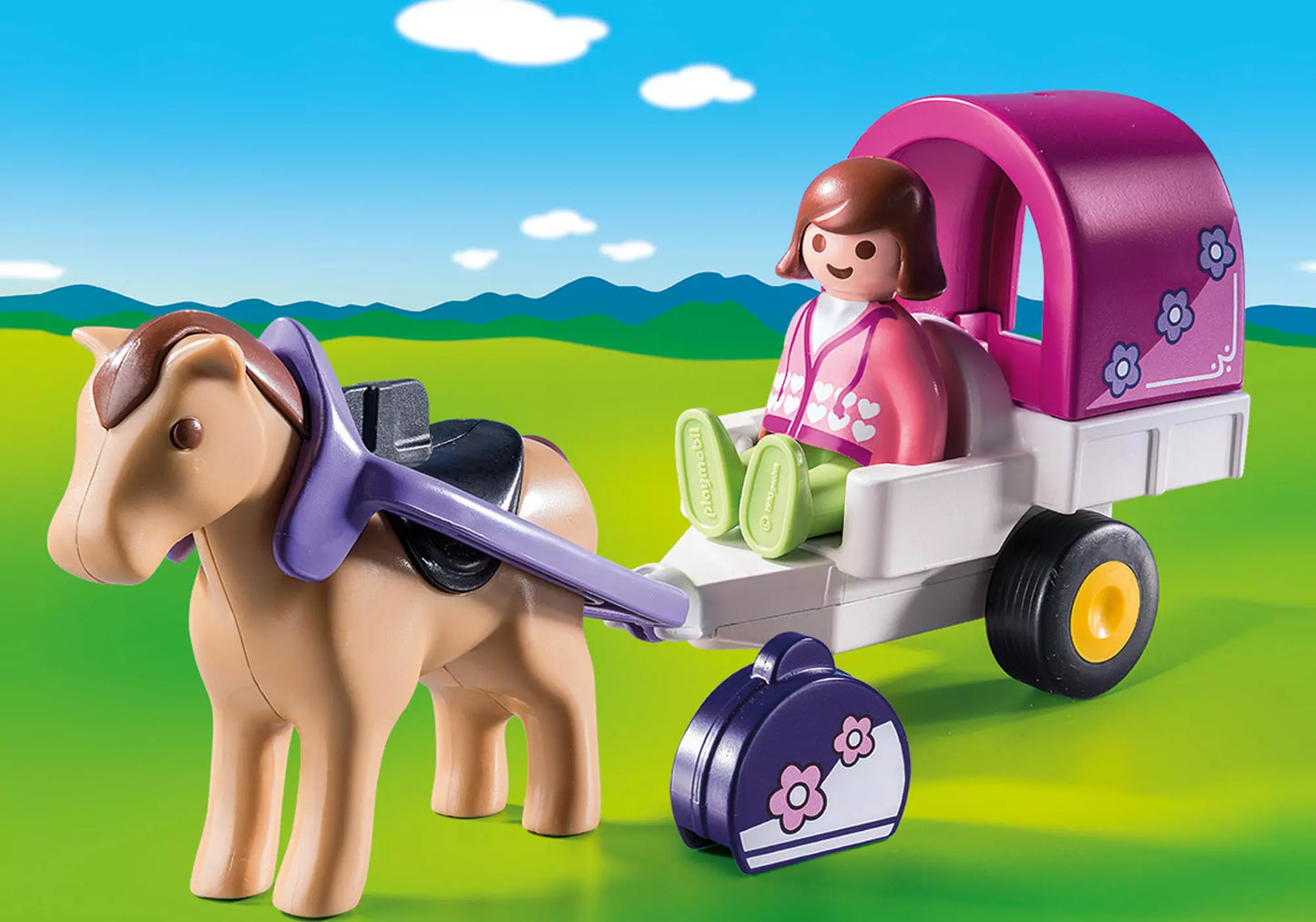 Playmobil 9390 1-2-3 Pferdekutsche - plegobil