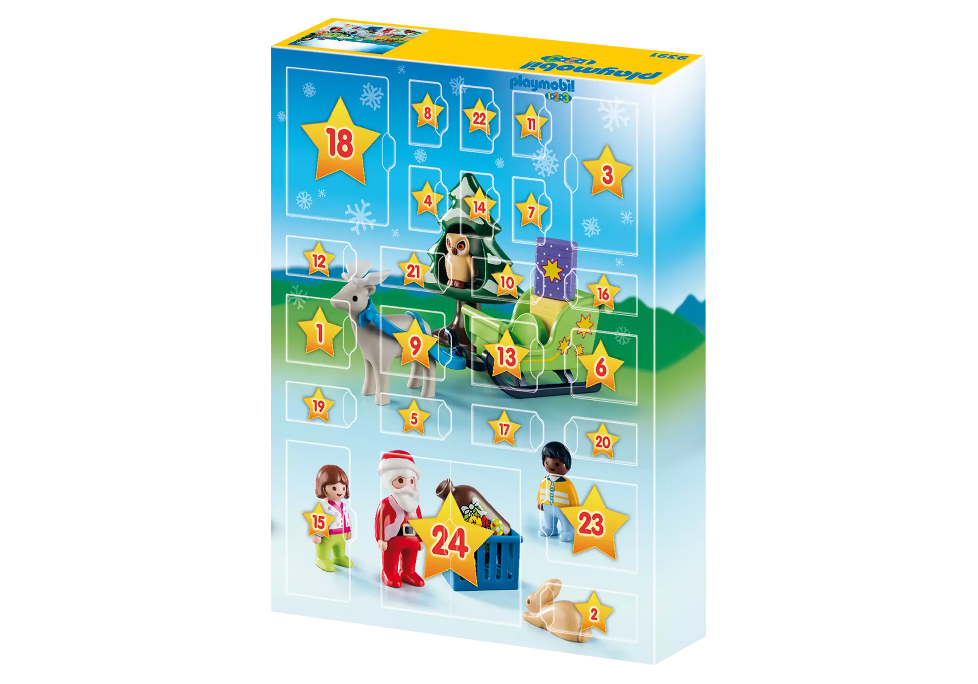 Playmobil 9391 1-2-3 Adventskalender Waldweihnacht der Tiere - plegobil