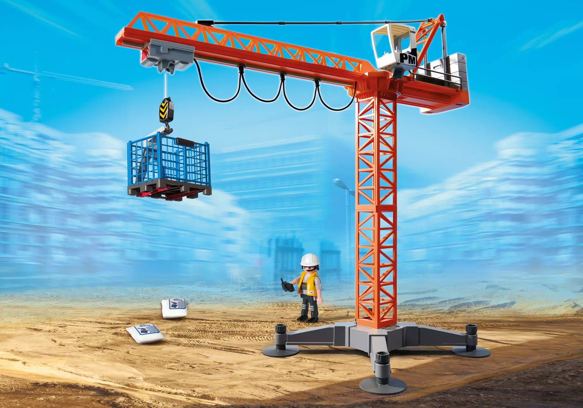 Playmobil 9399 City Action Baukran - plegobil