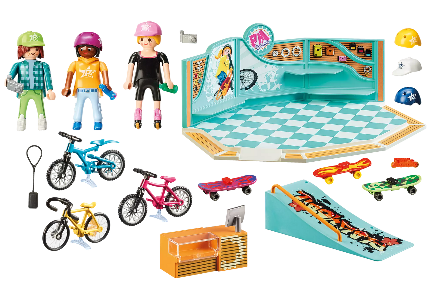 Playmobil 9402 City Life Bike & Skate Shop - plegobil
