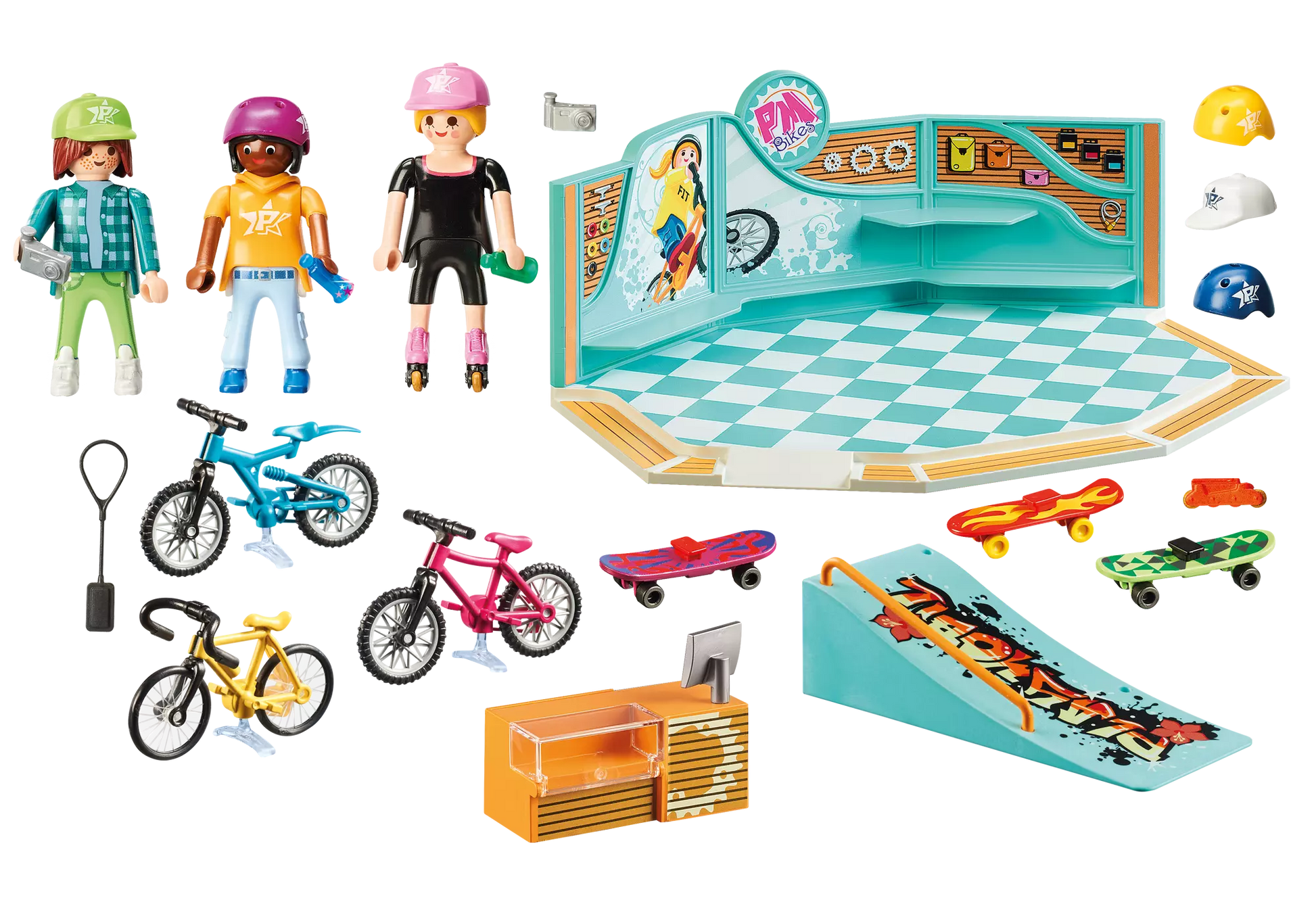 Playmobil 9402 City Life Bike & Skate Shop - plegobil