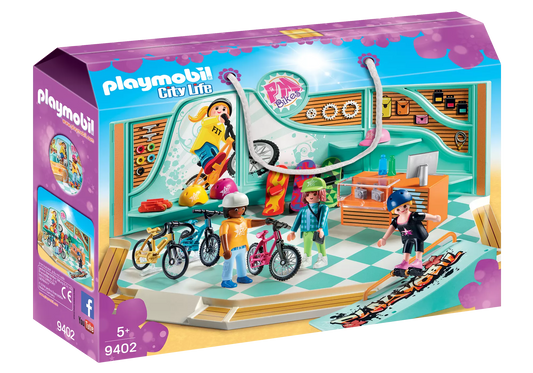 Playmobil 9402 City Life Bike & Skate Shop - plegobil