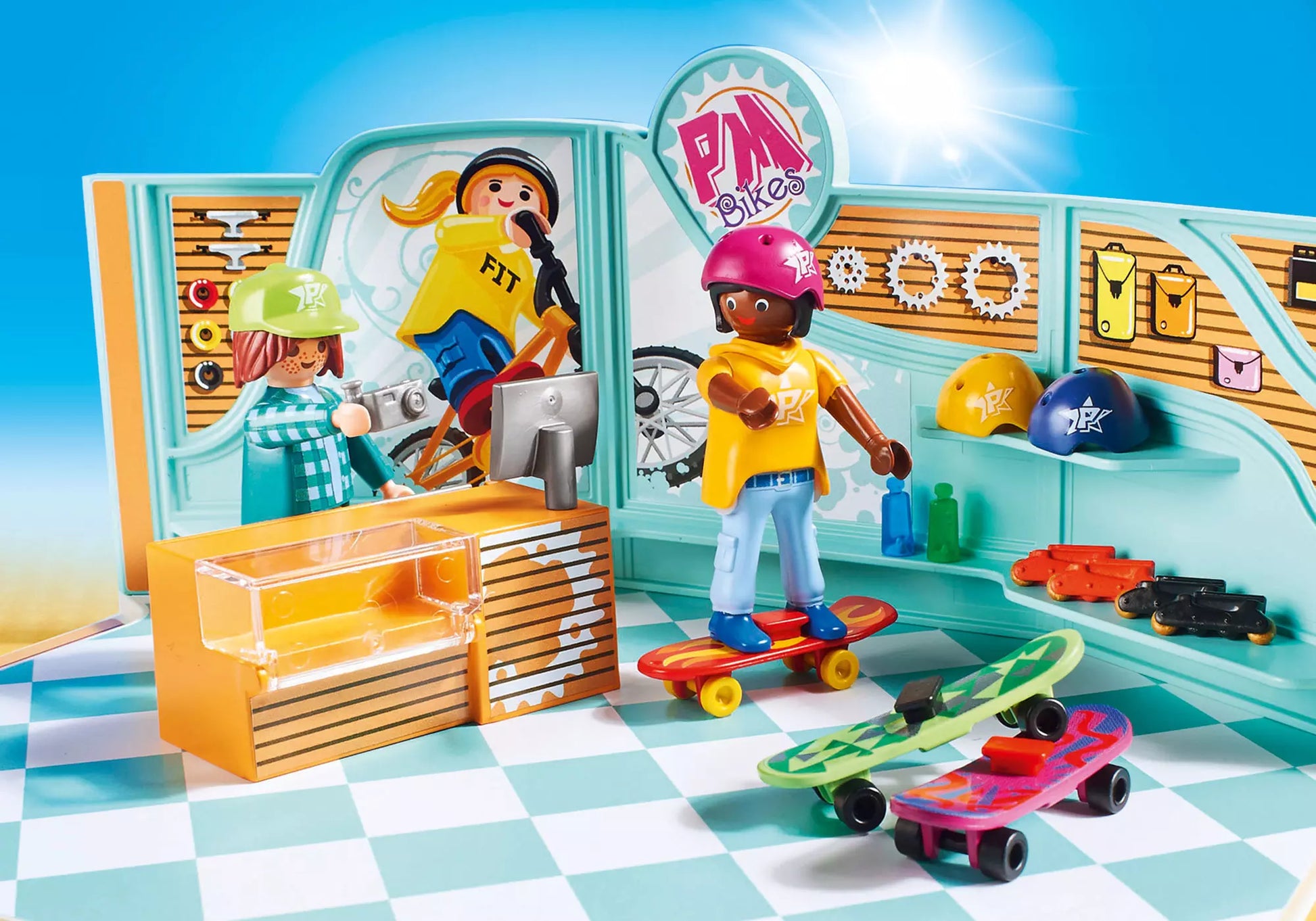 Playmobil 9402 City Life Bike & Skate Shop - plegobil