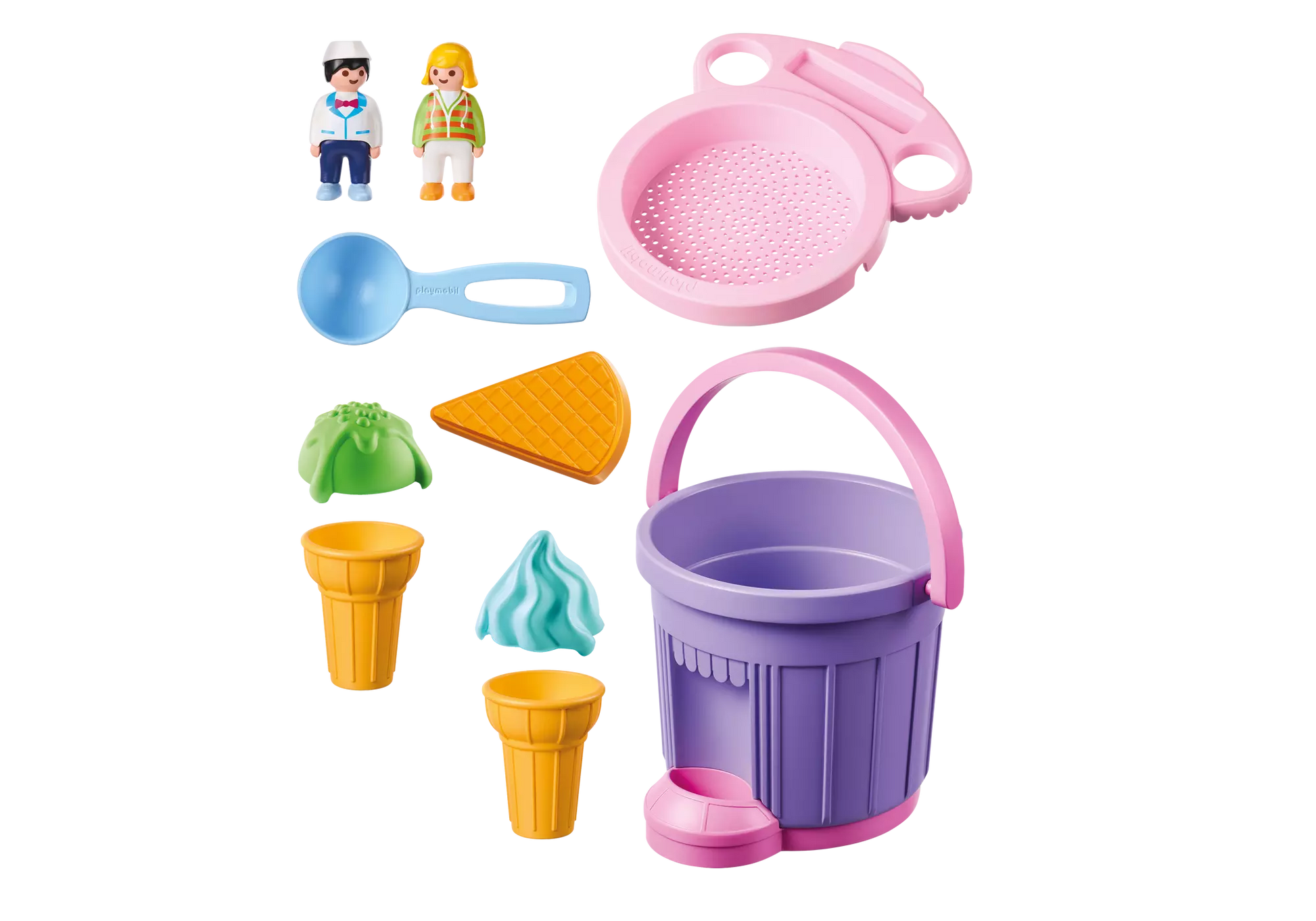 Playmobil 9406 1-2-3 Sand Sandeimerchen Eisdiele - plegobil