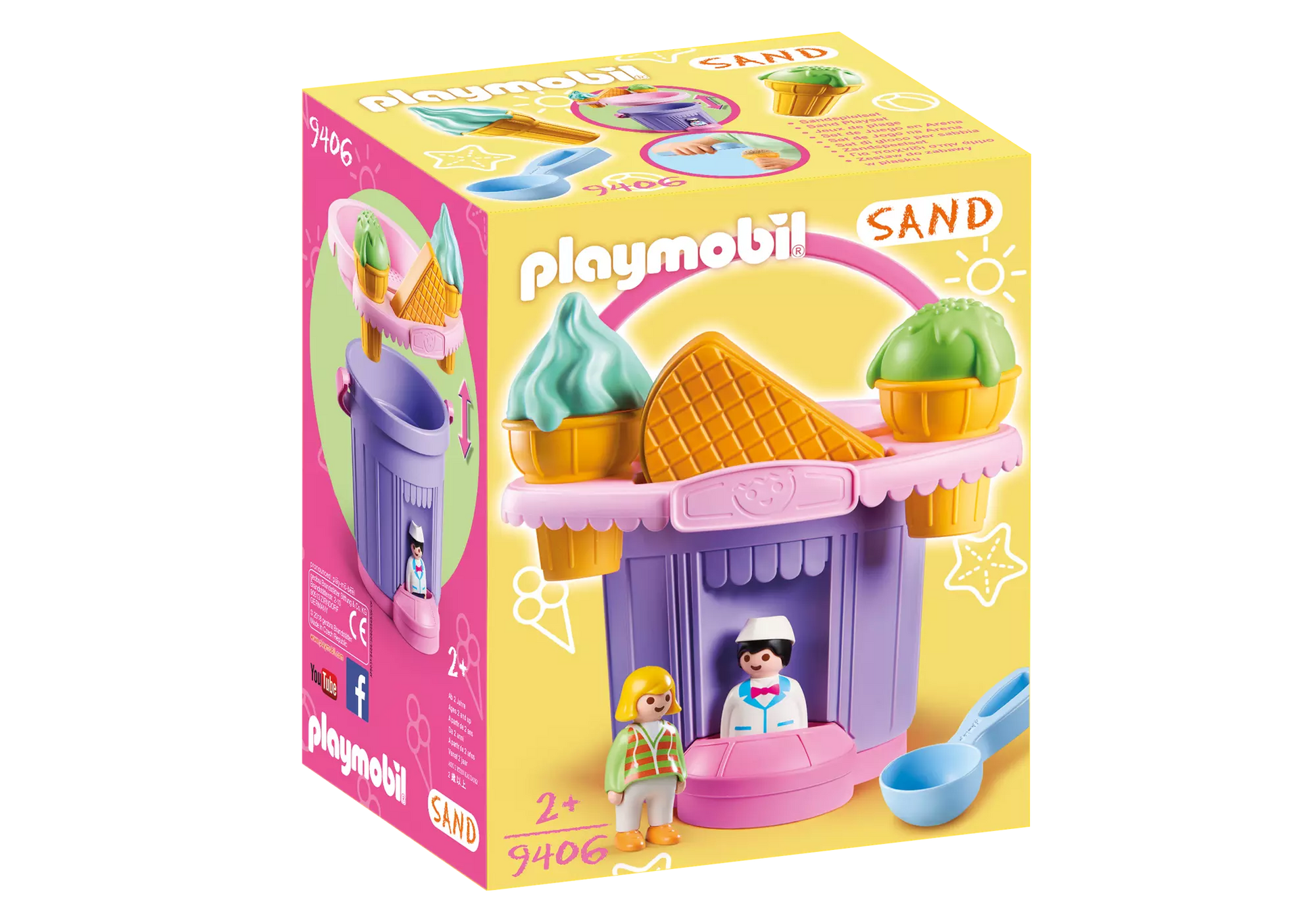 Playmobil 9406 1-2-3 Sand Sandeimerchen Eisdiele - plegobil