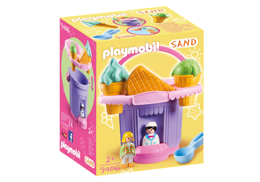 Playmobil 9406 1-2-3 Sand Sandeimerchen Eisdiele - plegobil